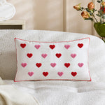 Throw Pillow Cover Tufted Chenille & Tassels Machine Washable