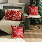 Throw Pillow Cover Velvet Screenprint Hidden Zipper Machine Washable