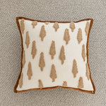 Throw Pillow Cover Woven Houndstooth Concealed Zipper