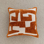 Throw Pillow Cover Woven Houndstooth Concealed Zipper
