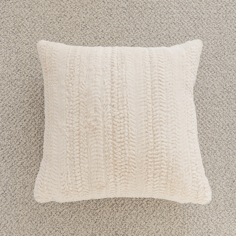 Throw Pillow Cover Woven Houndstooth Concealed Zipper