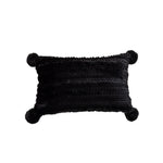 Throw Pillow Cover Woven Plaid Cotton-Linen Hidden Zipper