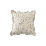 Throw Pillow Floral Print Removable Cover & Hypoallergenic Fill