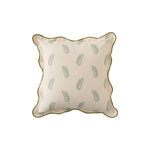 Throw Pillow Floral Print Removable Cover & Hypoallergenic Fill
