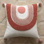 Throw Pillow Hand-Tufted Loop Pile Cotton Removable Cover