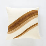 Throw Pillow Ribbed Grid Plush Faux Fur