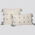 Throw Pillow Set Tufted Embroidery Tassels Mixed Lumbar & Square