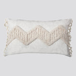 Throw Pillow Set Tufted Embroidery Tassels Mixed Lumbar & Square