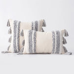 Throw Pillow Set Tufted Embroidery Tassels Mixed Lumbar & Square