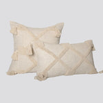 Throw Pillow Set Tufted Embroidery Tassels Mixed Lumbar & Square