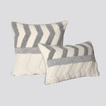 Throw Pillow Set Tufted Embroidery Tassels Mixed Lumbar & Square