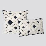 Throw Pillow Set Tufted Embroidery Tassels Mixed Lumbar & Square