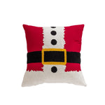 Throw Pillow Tufted Chenille Tree Motif Hidden Zipper