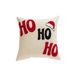 Throw Pillow Tufted Chenille Tree Motif Hidden Zipper