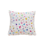 Throw Pillow Ultra-Soft Faux Fur & Holographic Foil