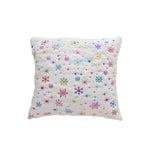 Throw Pillow Ultra-Soft Faux Fur & Holographic Foil