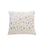 Throw Pillow Ultra-Soft Faux Fur & Holographic Foil