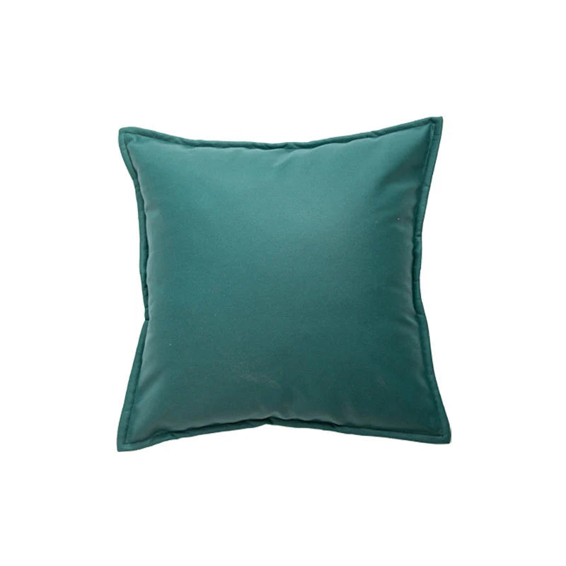 Throw Pillow Velvet-Look Piped Edge Hypoallergenic Insert
