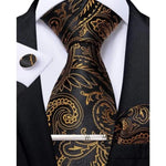 Tie Set Paisley Woven Matching Accessories