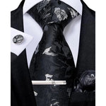 Tie Set Paisley Woven Matching Accessories