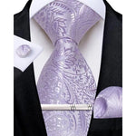 Tie Set Paisley Woven Matching Accessories