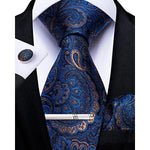 Tie Set Paisley Woven Matching Accessories