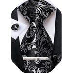 Tie Set Paisley Woven Matching Accessories