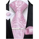 Tie Set Paisley Woven Matching Accessories