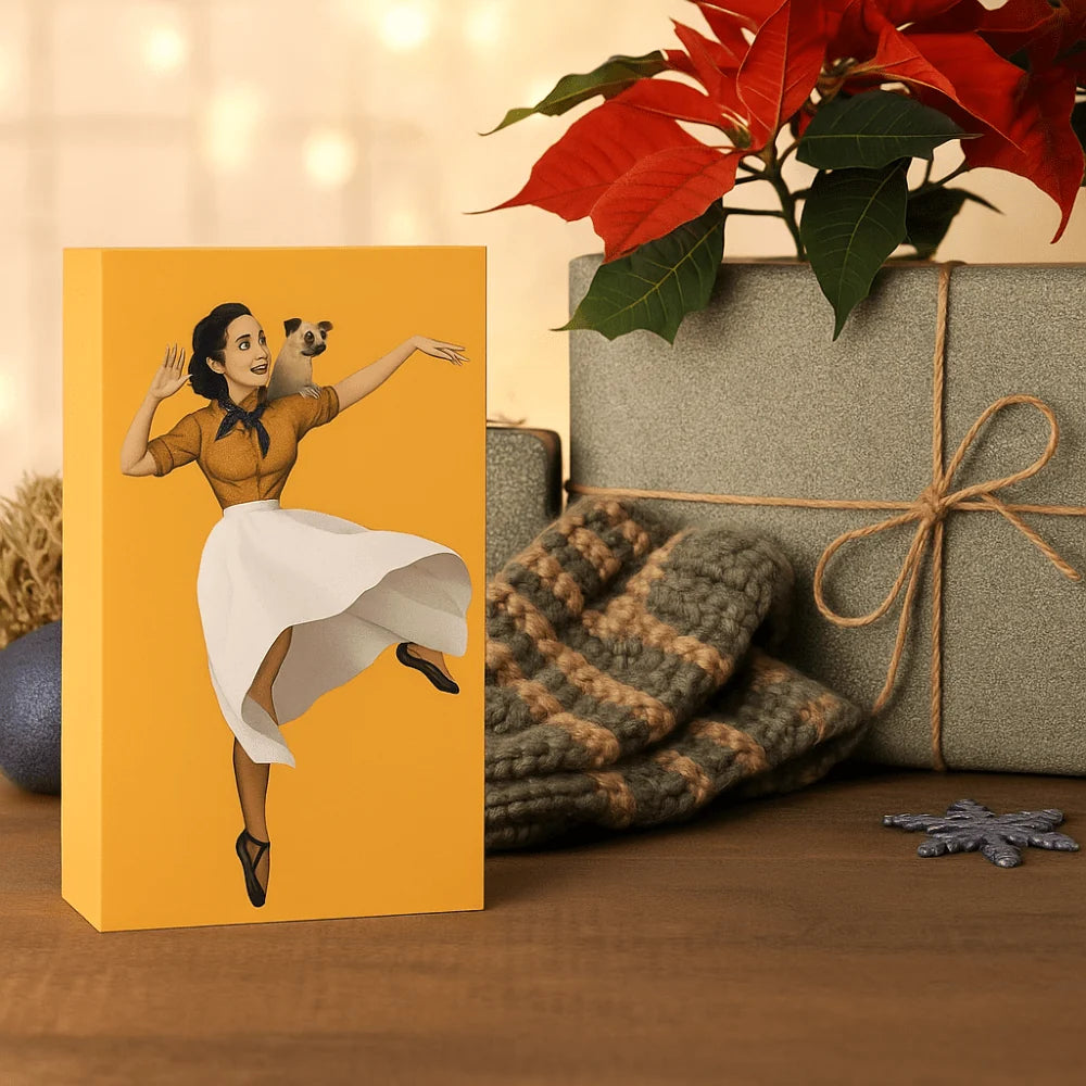 Tissue Box Playful Flying Skirt Design Open Top Access