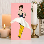 Tissue Box Playful Flying Skirt Design Open Top Access