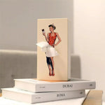 Tissue Box Playful Flying Skirt Design Open Top Access