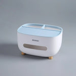 Tissue Dispenser With Phone Holder Dual-Function Design