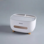 Tissue Dispenser With Phone Holder Dual-Function Design