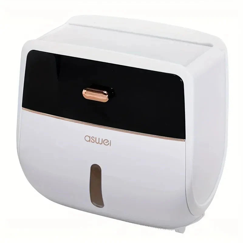 Tissue Organizer Wall-Mounted Double-Layer Space-Saving