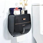 Tissue Organizer Wall-Mounted Double-Layer Space-Saving