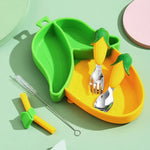 Toddler Suction Plate BPA-Free Silicone Dishwasher-Safe