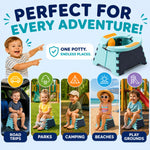 Toddler Travel Potty Portable With Disposable Bags & Carry Bag