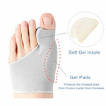 Toe Separator Sleeve Soft Gel Cushion Breathable Textile