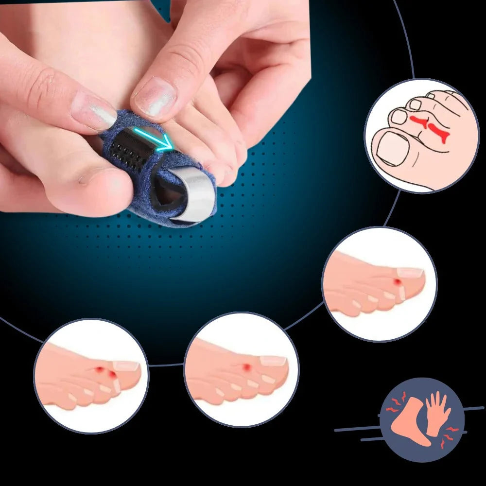 Toe Straightener Adjustable Support & Breathable Slim Fit