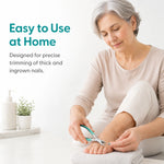 Toenail Clippers Curved Stainless Steel Spring-Assisted Clipping Guard