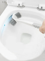Toilet Brush Double-Sided Angled Head Wall-Mounted Long Handle