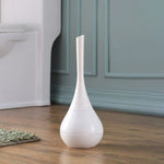 Toilet Brush Silicone Flexible Head Ventilated Holder