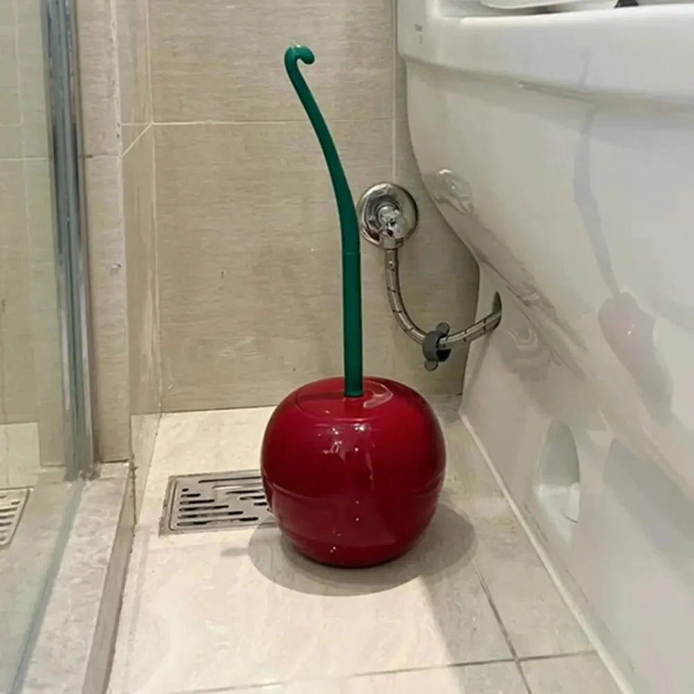 Toilet Brush With Holder Compact Minimalist Design