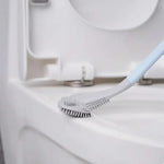 Toilet Cleaning Brush Triangular Head Scratch-Resistant Bristles