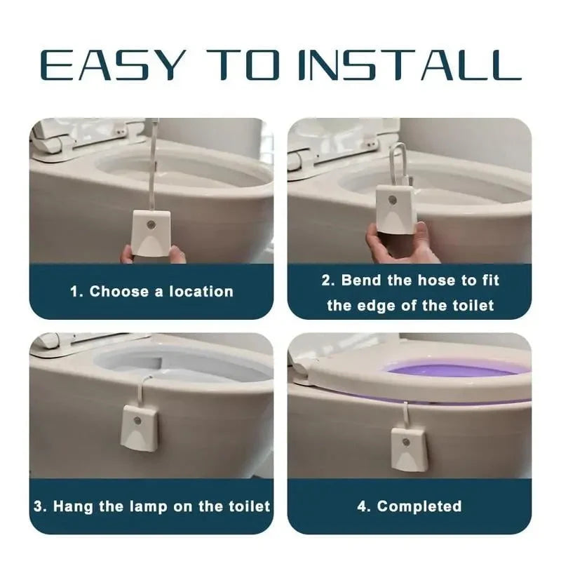 Toilet Light Motion-Activated USB-Rechargeable LED