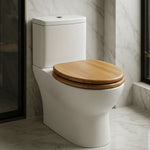 Toilet Seat Plywood Soft-Close Adjustable Hinges