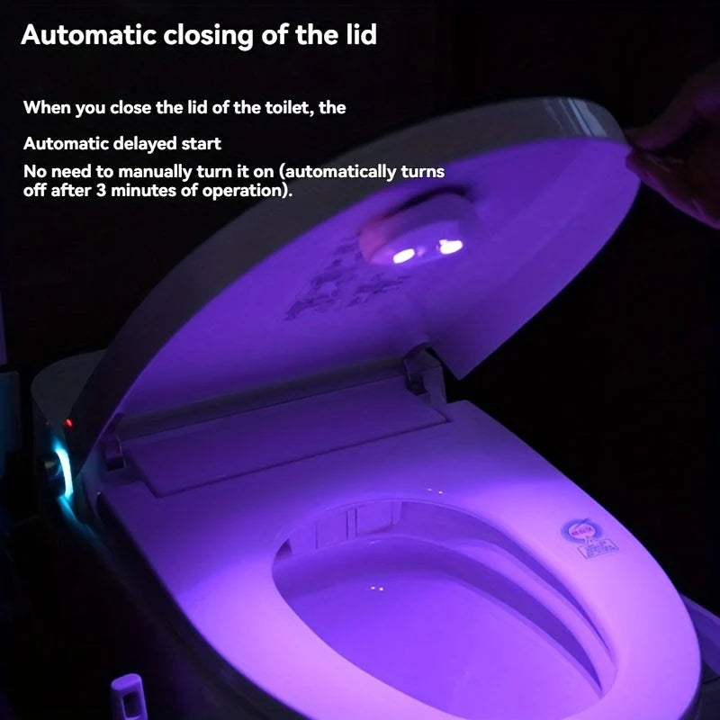 Toilet Sterilizer UVC Motion Sensor Battery-Operated