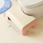 Toilet Stool Ergonomic Posture Support Compact Design