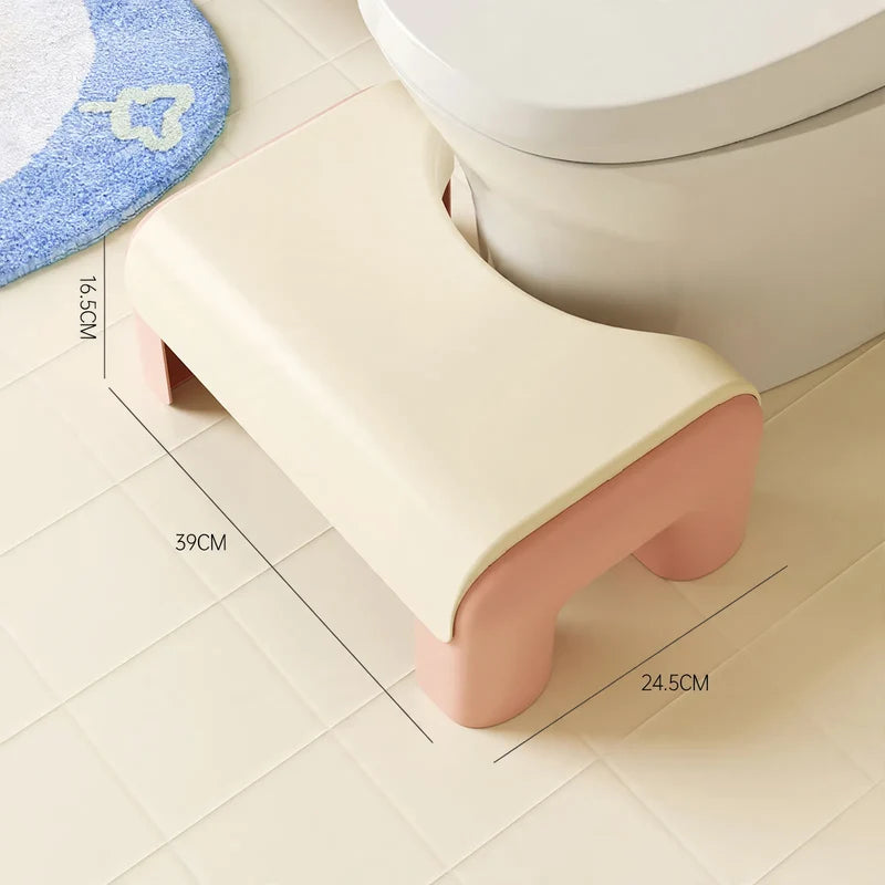 Toilet Stool Ergonomic Posture Support Compact Design