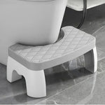 Toilet Stool Ergonomic Squatting Design Non-Slip Surface